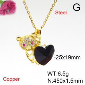Fashion Copper Necklace  F6N405886aakl-G030