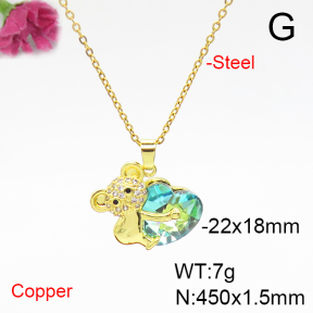 Fashion Copper Necklace  F6N405906aakl-G030