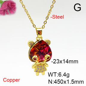 Fashion Copper Necklace  F6N405911aakl-G030