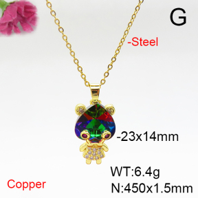 Fashion Copper Necklace  F6N405914aakl-G030