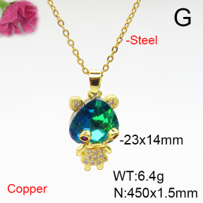 Fashion Copper Necklace  F6N405916aakl-G030