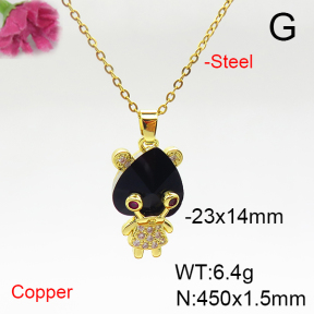 Fashion Copper Necklace  F6N405918aakl-G030