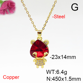 Fashion Copper Necklace  F6N405919aakl-G030