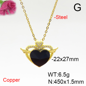 Fashion Copper Necklace  F6N405920aakl-G030