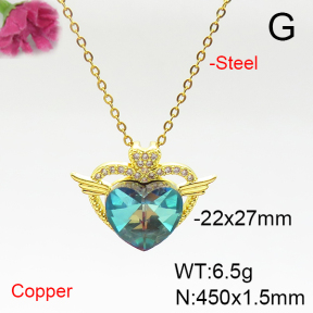 Fashion Copper Necklace  F6N405921aakl-G030