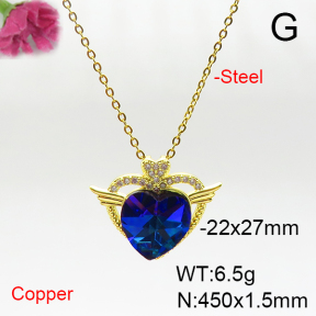Fashion Copper Necklace  F6N405926aakl-G030