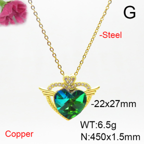 Fashion Copper Necklace  F6N405927aakl-G030