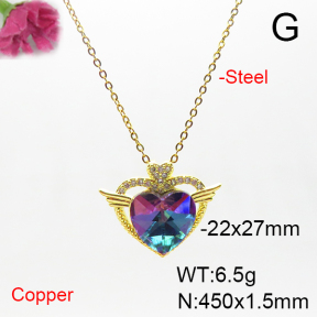 Fashion Copper Necklace  F6N405928aakl-G030