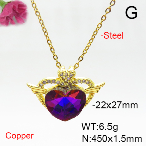 Fashion Copper Necklace  F6N405929aakl-G030