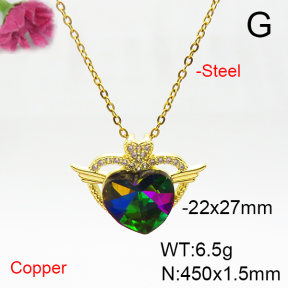 Fashion Copper Necklace  F6N405931aakl-G030
