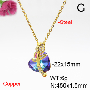 Fashion Copper Necklace  F6N405932aakl-G030