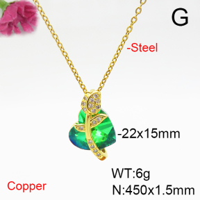 Fashion Copper Necklace  F6N405938aakl-G030