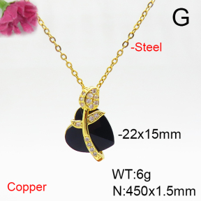 Fashion Copper Necklace  F6N405939aakl-G030