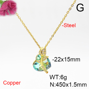 Fashion Copper Necklace  F6N405941aakl-G030