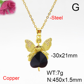 Fashion Copper Necklace  F6N405945aakl-G030