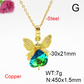 Fashion Copper Necklace  F6N405946aakl-G030