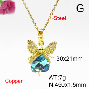 Fashion Copper Necklace  F6N405947aakl-G030