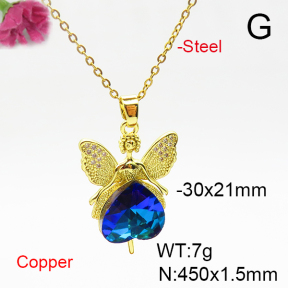Fashion Copper Necklace  F6N405951aakl-G030
