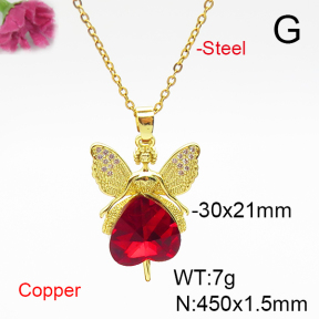 Fashion Copper Necklace  F6N405953aakl-G030