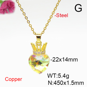 Fashion Copper Necklace  F6N405957aakl-G030