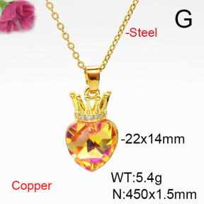 Fashion Copper Necklace  F6N405958aakl-G030