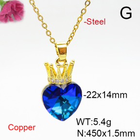 Fashion Copper Necklace  F6N405959aakl-G030