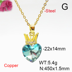 Fashion Copper Necklace  F6N405960aakl-G030