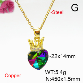 Fashion Copper Necklace  F6N405961aakl-G030