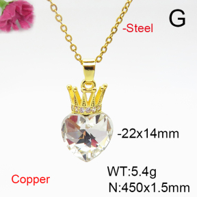 Fashion Copper Necklace  F6N405962aakl-G030