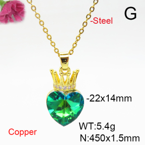 Fashion Copper Necklace  F6N405963aakl-G030