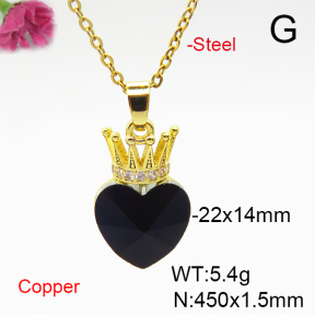 Fashion Copper Necklace  F6N405965aakl-G030