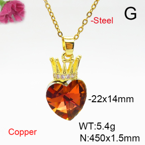 Fashion Copper Necklace  F6N405966aakl-G030