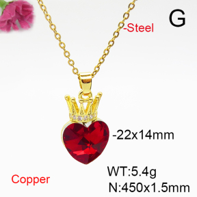 Fashion Copper Necklace  F6N405967aakl-G030