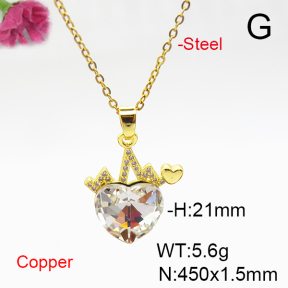 Fashion Copper Necklace  F6N405970aakl-G030