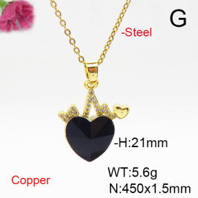 Fashion Copper Necklace  F6N405973aakl-G030