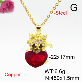 Fashion Copper Necklace  F6N405990aakl-G030