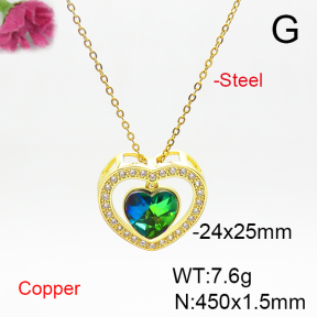 Fashion Copper Necklace  F6N405992aakl-G030