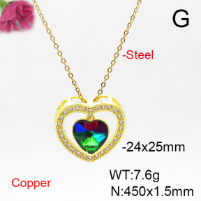 Fashion Copper Necklace  F6N405995aakl-G030