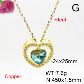Fashion Copper Necklace  F6N405997aakl-G030