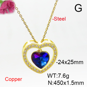 Fashion Copper Necklace  F6N406000aakl-G030