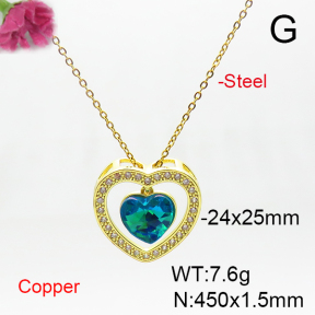 Fashion Copper Necklace  F6N406001aakl-G030