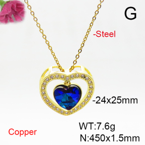 Fashion Copper Necklace  F6N406003aakl-G030