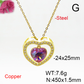 Fashion Copper Necklace  F6N406005aakl-G030