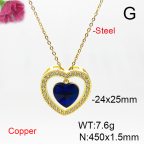 Fashion Copper Necklace  F6N406007aakl-G030