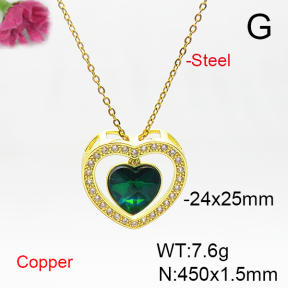 Fashion Copper Necklace  F6N406009aakl-G030