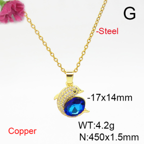 Fashion Copper Necklace  F6N406010aakl-G030