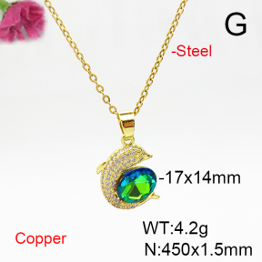 Fashion Copper Necklace  F6N406013aakl-G030