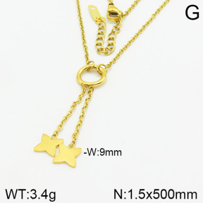 Stainless Steel Necklace  2N2002906bbov-473
