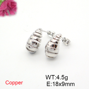 Fashion Copper Earrings  F6E200333vbmb-L017