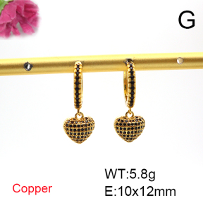 Fashion Copper Earrings  F6E404666bhva-L017